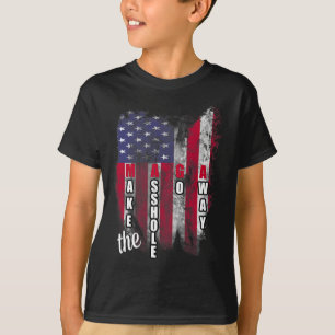 Anti Trump lustiger Mega-Make-The-Hole-Verschwinde T-Shirt