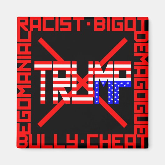 Anti Trump Magnet (Vorne)