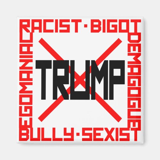 Anti-Trump Magnet (Vorne)