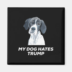 Anti Trump Mein Hund hasst Trump Shirt Magnet