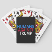 Anti-Trump - Menschen gegen Trump Spielkarten (Rückseite)
