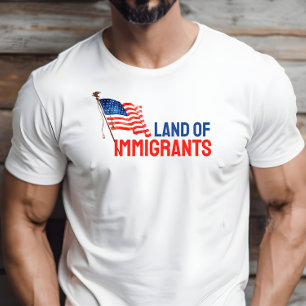 Anti-Trump-Merch-Protestflagge - blauer roter T - T-Shirt