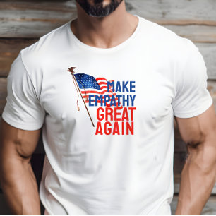 Anti-Trump-Merch-Protestflagge - blauer roter T -  T-Shirt
