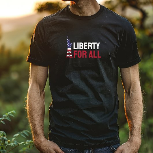 Anti-Trump-Merch-Protestflagge - blauer roter T - T-Shirt