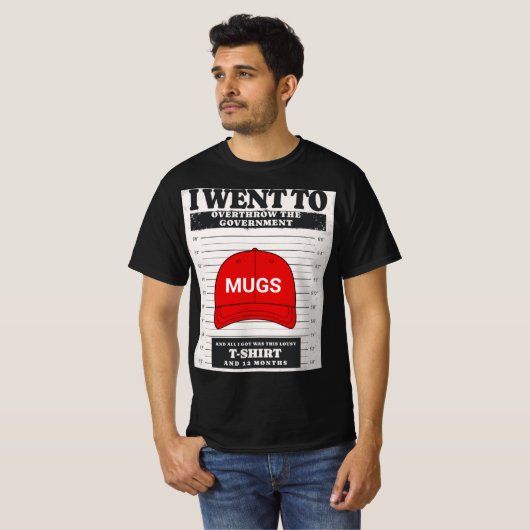 Anti-Trump-Nachricht lustige Mugs anti Mega T-Shirt (Vorne ganz)
