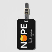 Anti-Trump - Nein, nicht wieder I Gepäckanhänger (Vorderseite Vertikal)