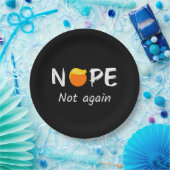 Anti-Trump - Nein, nicht wieder II Pappteller (Party)