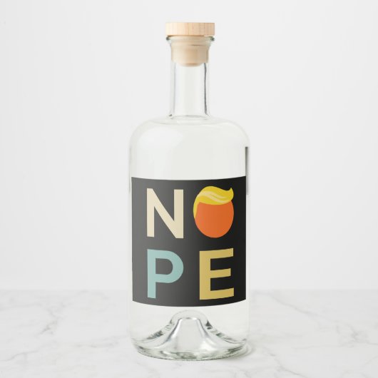 Anti-Trump - Neue Ausgabe III Alkoholflaschenetikett (Vorderseite)