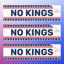 Anti Trump No Kings Protest Resist Autoaufkleber