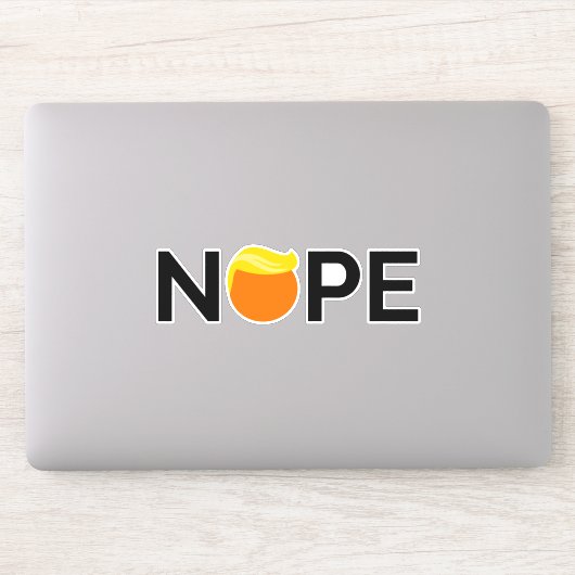 Anti-Trump - Nope Edition Aufkleber (Computer)