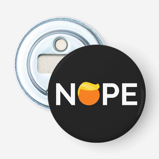 Anti-Trump - Nope Edition Flaschenöffner (Vorderseite)