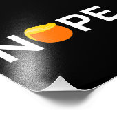 Anti-Trump - Nope Edition Fotodruck (Ecke)