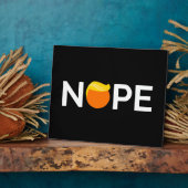 Anti-Trump - Nope Edition Fotoplatte (Seite)