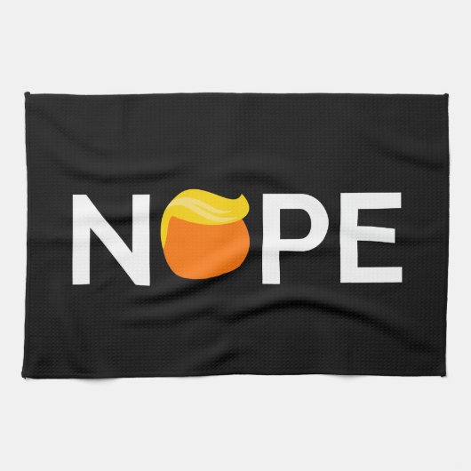 Anti-Trump - Nope Edition Geschirrtuch (Horizontal)