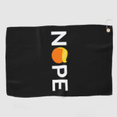 Anti-Trump - Nope Edition Golfhandtuch (Horizontal)