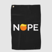 Anti-Trump - Nope Edition Golfhandtuch (Vorderseite)