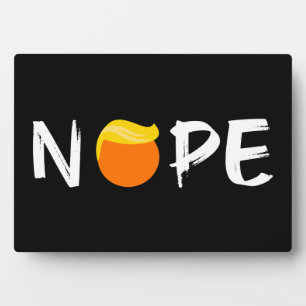 Anti-Trump - Nope Edition II Fotoplatte