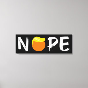 Anti-Trump - Nope Edition II Leinwanddruck