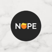 Anti-Trump - Nope Edition Konfetti (Klein Vorderseite)