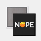 Anti-Trump - Nope Edition Magnet (Vorderseite/Rückseite)