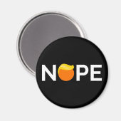 Anti-Trump - Nope Edition Magnet (Vorderseite/Rückseite)