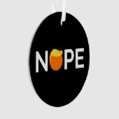 Anti-Trump - Nope Edition Ornament (Vorderseite)