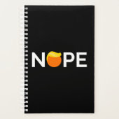Anti-Trump - Nope Edition Planer (Vorderseite)