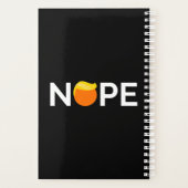 Anti-Trump - Nope Edition Planer (Rückseite)