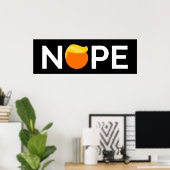 Anti-Trump - Nope Edition Poster (Heimbüro)