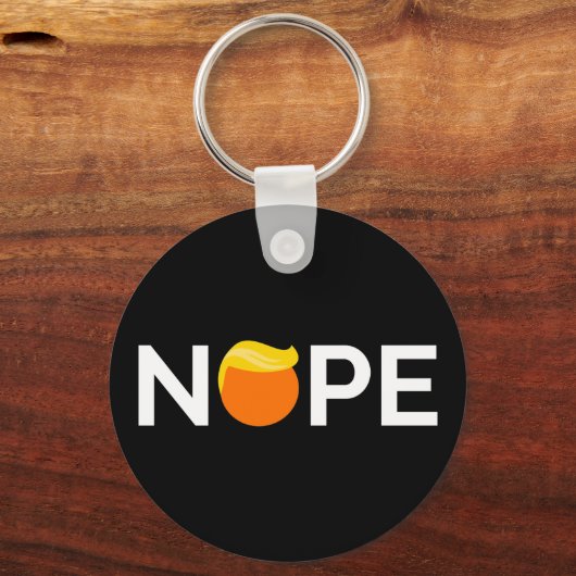 Anti-Trump - Nope Edition Schlüsselanhänger (Vorderseite)