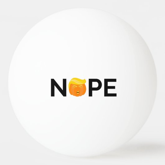 Anti-Trump - Nope Halloween Edition I Tischtennisball (Vorderseite)