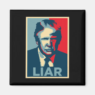 Anti-Trump-Obama-Hoffnungsposter Lügner Magnet