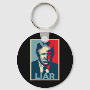 Anti-Trump-Obama-Hoffnungsposter Lügner Schlüsselanhänger