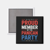 Anti-Trump-Panikan-Partei  Magnet (Vorderseite/Rückseite)