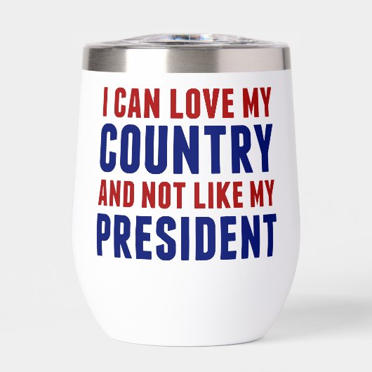 Anti Trump Patriotic nicht mein Präsident (Vorderseite)