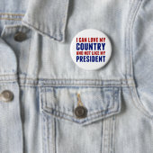 Anti Trump Patriotic nicht mein Präsident Button (Beispiel)