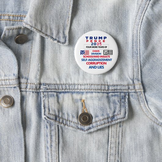 Anti-Trump Pence 2020 Button (Beispiel)