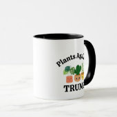 Anti Trump-Pflanze: Garden Gift Pflanze Lady Vater Tasse (VorderseiteRechts)