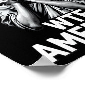 Anti-Trump-Politik und Demokratie im Westen Amerik Poster (Ecke)