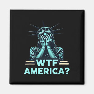 Anti-Trump Politik Und Demokratie Wtf Amerika 1 Magnet