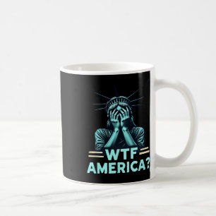 Anti-Trump Politik und Demokratie Wtf Amerika  Kaffeetasse