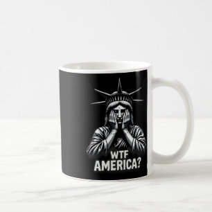 Anti-Trump Politik und Demokratie Wtf Amerika Kaffeetasse