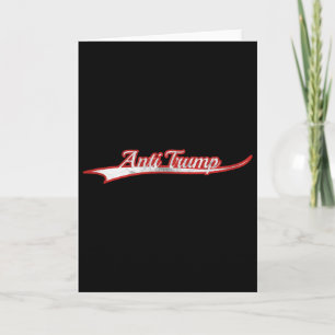 Anti-Trump-Politik-Widerstand Vintage-Varsity-Dist Karte
