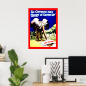 Anti-Trump, politisch, Strauß, versteckt Poster (Heimbüro)