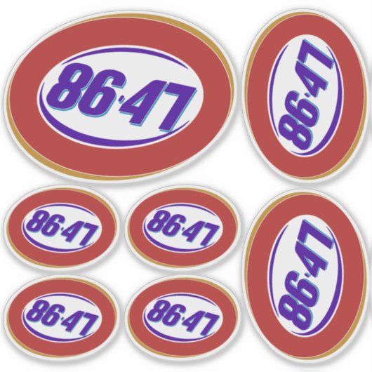 Anti-Trump-politische Meinung Aufkleber (Vorderseite)