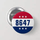 Anti-Trump-politische Meinung Button (Vorne & Hinten)