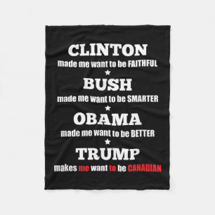 Anti-Trump-politisches T-Shirt für Unabhängige und Fleecedecke