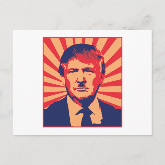 Anti-Trump Postkarte (Vorderseite)