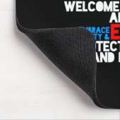 Anti Trump Protest Human Rights Resist Mousepad (Ecke)