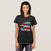 Anti Trump Protest Human Rights Resist T-Shirt (Vorne ganz)